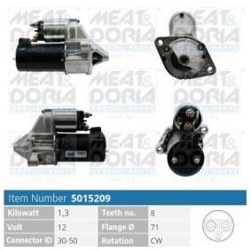 Köp Startmotor av MEAT & DORIA 5015209 till det låga priset 1066,73 kr