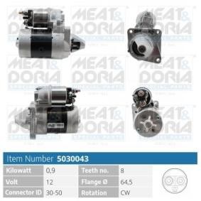 Köp Startmotor av MEAT & DORIA 5030043 till det låga priset 1299,40 kr