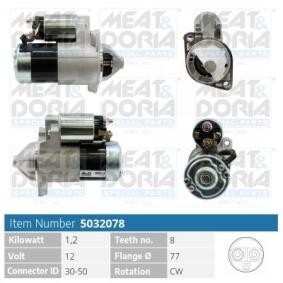 Köp Startmotor av MEAT & DORIA 5032078 till det låga priset 1400,55 kr