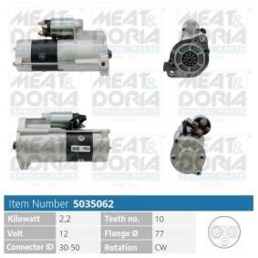 Köp Startmotor av MEAT & DORIA 5035062 till det låga priset 2007,52 kr