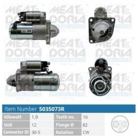 Köp Startmotor av MEAT & DORIA 5035073 till det låga priset 1950,52 kr