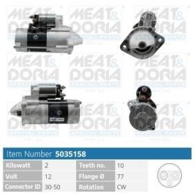 Köp Startmotor av MEAT & DORIA 5035158 till det låga priset 1798,05 kr