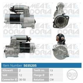 Köp Startmotor av MEAT & DORIA 5035205 till det låga priset 2189,03 kr