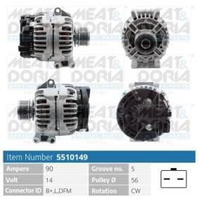 Lichtmaschine 5510149 von MEAT & DORIA günstig für 261,26 € online kaufen
