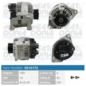Köp Generator av MEAT & DORIA 5515172 till det låga priset 1787,28 kr