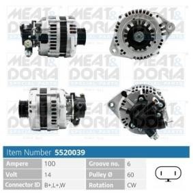 VAUXHALL Lichtmaschine von MEAT & DORIA