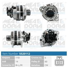 VAUXHALL Lichtmaschine von MEAT & DORIA