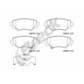 Compre Pastilhas de travão da BRECK 25878 00 704 00 a um preço baixo por 41,91 €