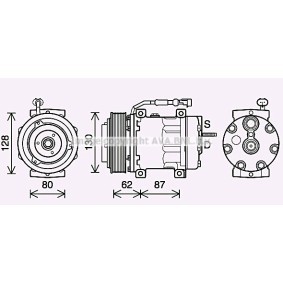 Comprar Compresor, aire acondicionado de PRASCO DFAK073 a bajo precio de 252,64 €