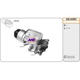 Compre Radiador de óleo, óleo do motor da AHE 806.020M1 a um preço baixo por 127,32 €