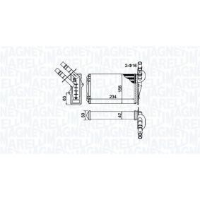 Compre Permutador de calor, aquecimento do habitáculo da MAGNETI MARELLI 350218404000 a um preço baixo por 27,33 €