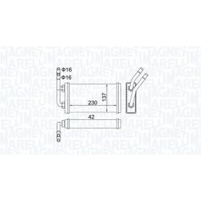 Compre Radiador de calefacción de MAGNETI MARELLI online para Transit Mk3 Furgoneta (E, VE64) a precios moderados