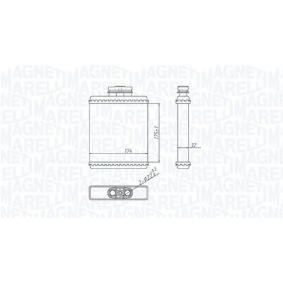 Compre Permutador de calor, aquecimento do habitáculo da MAGNETI MARELLI 350218412000 a um preço baixo por 35,17 €