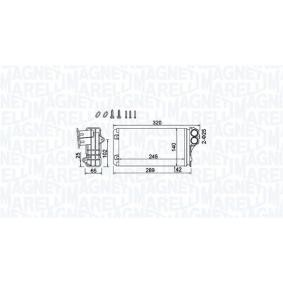 Compre Permutador de calor, aquecimento do habitáculo da MAGNETI MARELLI 350218416000 a um preço baixo por 25,53 €