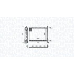 Wärmetauscher, Innenraumheizung 350218464000
