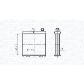 Wärmetauscher, Innenraumheizung 350218465000