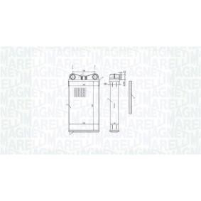 Compre Permutador de calor, aquecimento do habitáculo da MAGNETI MARELLI 350218472000 a um preço baixo por 35,86 €