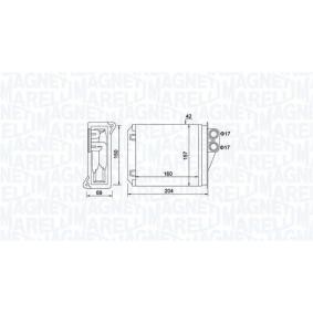 Wärmetauscher, Innenraumheizung 350218481000