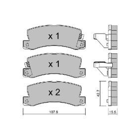 Acquista Kit pastiglie freni da AISIN BPVW-1049 a buon mercato per soli 86,11 €