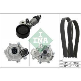 Achetez des Pompe à eau+Jeu de courroie trapézoïdale à nervures INA 529 0371 30 à prix pour 138,98 €
