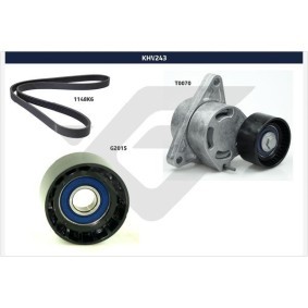 Achetez des Jeu de courroies trapézoïdales à nervures HUTCHINSON KHV 243 à prix pour 158,09 €