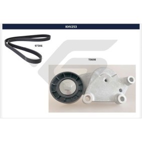 Achetez des Jeu de courroies trapézoïdales à nervures HUTCHINSON KHV 253 à prix pour 63,85 €