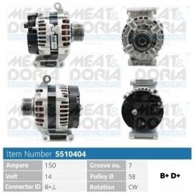 VAUXHALL Lichtmaschine von MEAT & DORIA