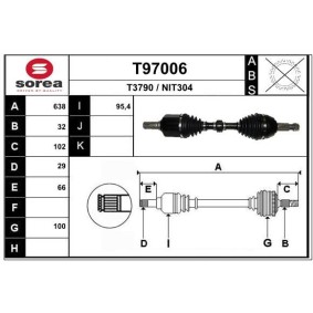 Antriebswelle T97006