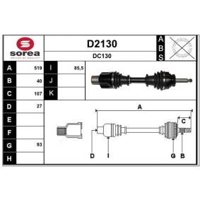 Antriebswelle D2130