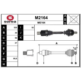 Antriebswelle M2164 von SNRA günstig für 306,77 € online kaufen