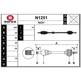 Antriebswelle N1251