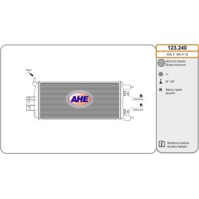 Achetez des Radiateur du moteur AHE 123.240 à prix pour 110,95 €