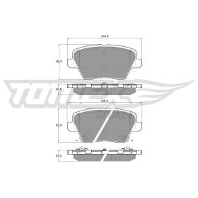 Acquista Kit pastiglie freni da TOMEX brakes TX 19-62 a buon mercato per soli 26,52 €