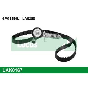 Keilrippenriemensatz LAK0167 für CHEVROLET