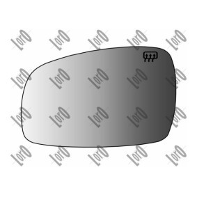Comprar Cristal de espejo, retrovisor exterior de ABAKUS 3703G01 a bajo precio de 24,25 €