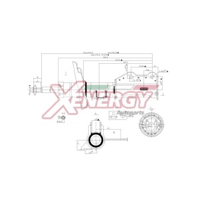 Stoßdämpfer X371339 für OPEL