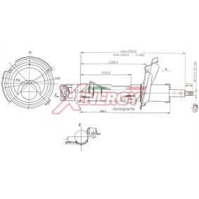 Stoßdämpfer X735339 für FORD