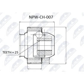 Acquista Kit giunti semiasse da NTY NPW-CH-007 a buon mercato per soli 41,10 €