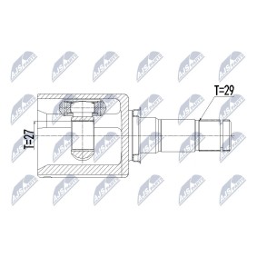 Gelenksatz, Antriebswelle NPW-FR-087