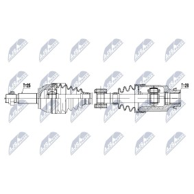 Acquista Semiasse da NTY NPW-MZ-050 a buon mercato per soli 142,52 €