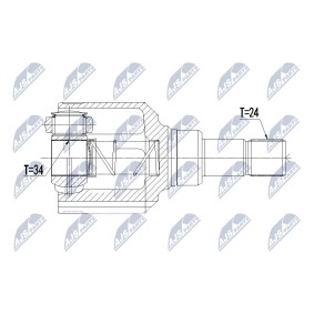 Gelenksatz, Antriebswelle NPW-PE-050
