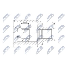 Achetez des Jeu de joints, arbre de transmission NTY NPW-PL-062 à prix pour 59,20 €