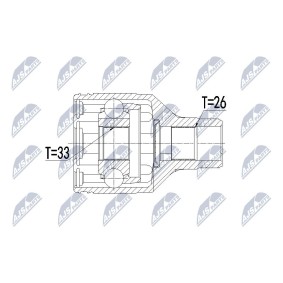 Gelenksatz, Antriebswelle NPW-SU-016