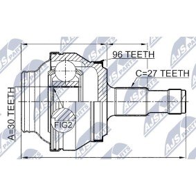 Gelenksatz, Antriebswelle NPZ-ME-020