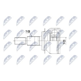 Gelenksatz, Antriebswelle NPZ-MZ-061