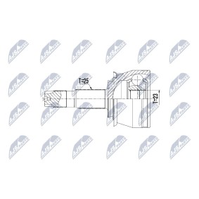 Comprar Juego de articulación, árbol de transmisión de NTY NPZ-PL-042 a bajo precio de 31,85 €