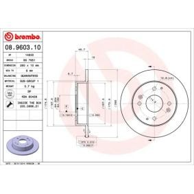 Bremsscheibe 08.9603.10 von BREMBO günstig für 36,17 € online kaufen