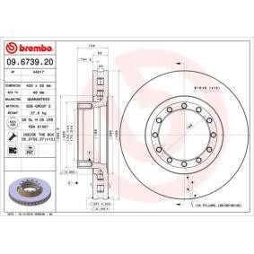 Bremsscheibe 09.6739.20 für IVECO