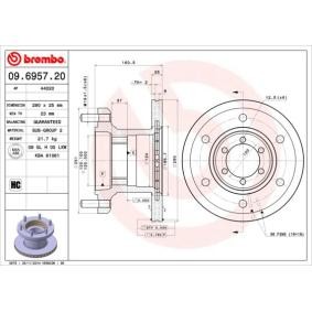 Bremsscheibe 09.6957.20 für IVECO