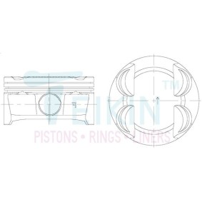 Compre Kit de êmbolos da TEIKIN 31134.STD a um preço baixo por 243,33 €